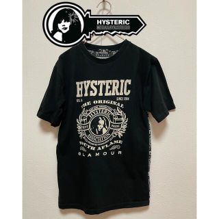 ヒステリックグラマー(HYSTERIC GLAMOUR)の美品　HYS ヒステリックグラマー　半袖Tシャツ　背面総柄(Tシャツ(半袖/袖なし))