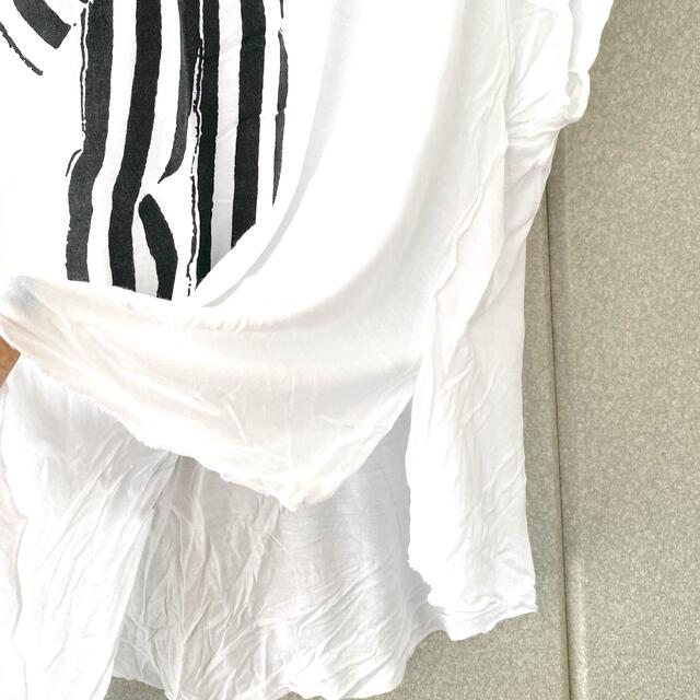 DIESEL(ディーゼル)のディーゼル　ゆったり　カットソー　リボンバックプリント レディースのトップス(Tシャツ(半袖/袖なし))の商品写真