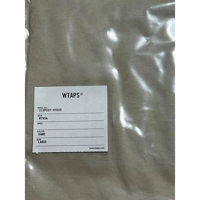 W)taps(ダブルタップス)のWTAPS WTVUA TEE SAND Tシャツ　L メンズのトップス(Tシャツ/カットソー(半袖/袖なし))の商品写真