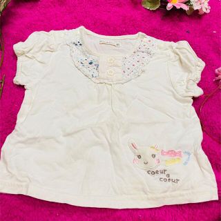 クーラクール(coeur a coeur)のキッズ　子供　クーラークール　半袖　Tシャツ　トップス　80(Ｔシャツ)