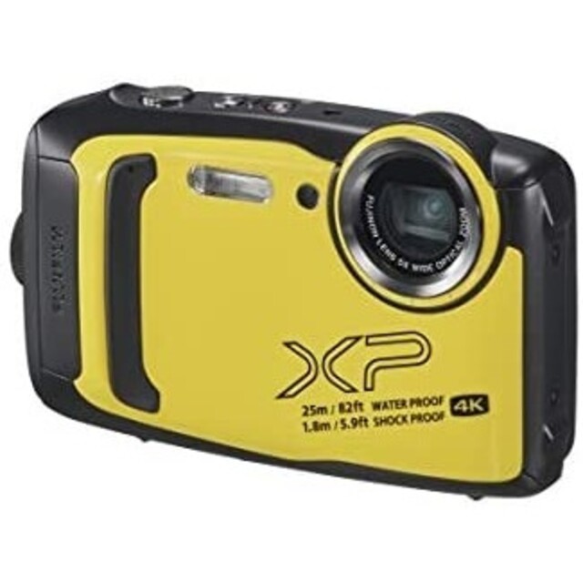 富士フイルム(フジフイルム)のFUJIFILM 防水カメラ XP140 イエロー FX-XP140Y スマホ/家電/カメラのカメラ(コンパクトデジタルカメラ)の商品写真