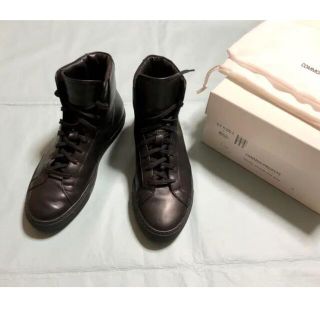 コモンプロジェクト(COMMON PROJECTS)の6万COMMON PROJECTSコモンプロジェクトハイカットスニーカーブラック(スニーカー)