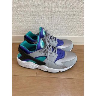 ナイキ(NIKE)のNIKE AIR HUARACHE エアハラチ グレー パープル 26cm(スニーカー)