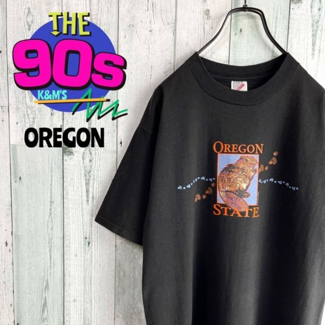 90's JERSEYS ジャージーズ　USA製　オレゴン　カレッジTシャツ