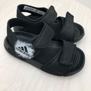 アディダス(adidas)の値下げ！アディダス　サンダル　黒　ブラック　14(サンダル)