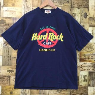 ハードロックカフェ(Hard Rock CAFE)のヴィンテージ　正規品　ハードロックカフェ Tシャツ　半袖　ピースマーク　90s(Tシャツ/カットソー(半袖/袖なし))