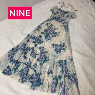 ナイン(NINE)のNINE 花柄マキシワンピース(ロングワンピース/マキシワンピース)