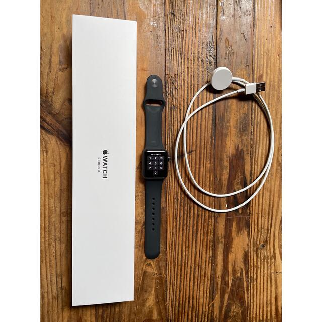 Apple Watch Series 3(GPSモデル) 38mmスペースグレイ - その他