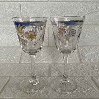 マリオバレンチノ(MARIO VALENTINO)のマリオバレンチノ　ペアグラス　新品　ミニグラス　花柄　グラス(グラス/カップ)
