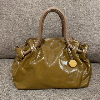 フルラ(Furla)のFURLA エナメル　レザー　バッグ(ハンドバッグ)