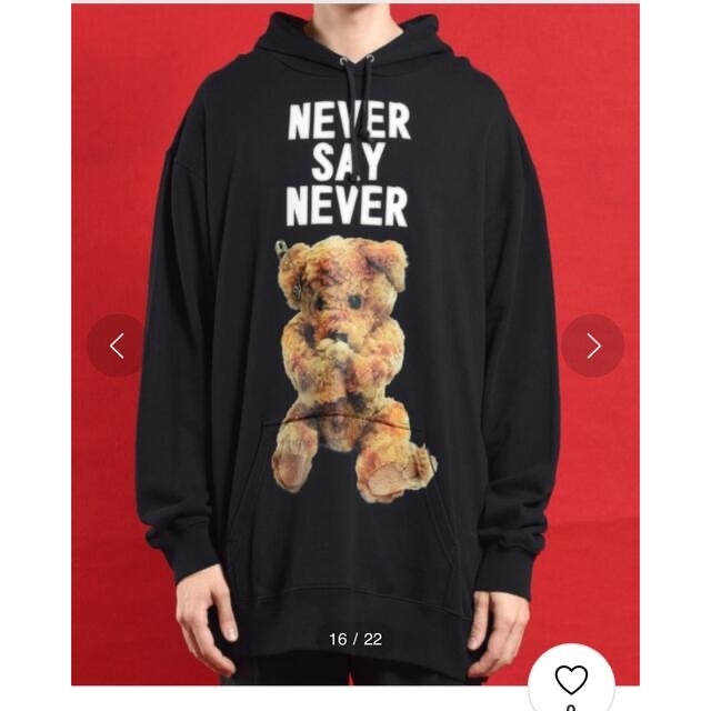 MILKBOY(ミルクボーイ)のnever say never bear パーカー メンズのトップス(パーカー)の商品写真