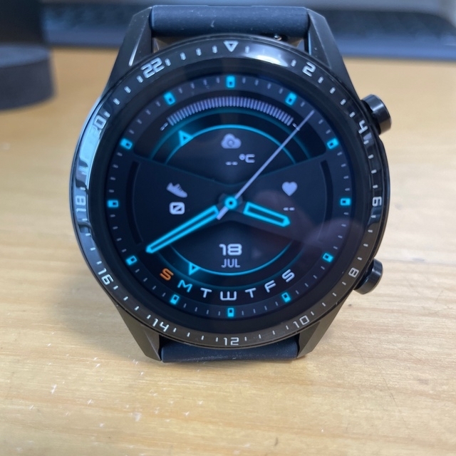 専用【値下げ】Huawei watch gt 2 46mm マットブラック時計