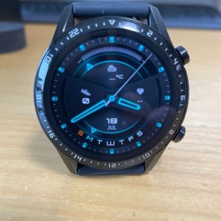 ファーウェイ(HUAWEI)の専用【値下げ】Huawei watch gt 2 46mm マットブラック(腕時計(デジタル))