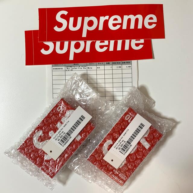 supreme  フジフィルム   ステッカー✖️2