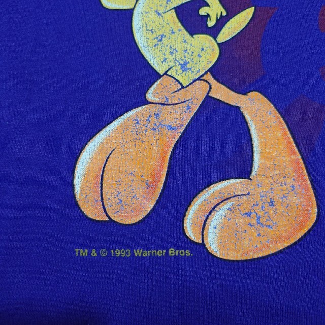 90s TWEETY  ビッグプリント Tシャツ パーブル 4