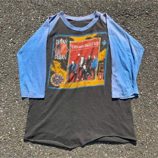 vintage 80's ラグランTシャツ DURAN DURAN バンドTの通販 by ...