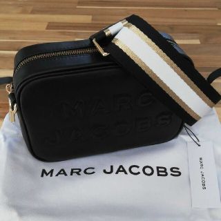 マークジェイコブス(MARC JACOBS)の新品　マークジェイコブスフラッシュレザークロスボディーショルダーバッグブラック(ショルダーバッグ)