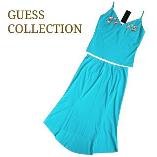 90s GUESS COLLECTION  リゾート セットアップ(ひざ丈ワンピース)