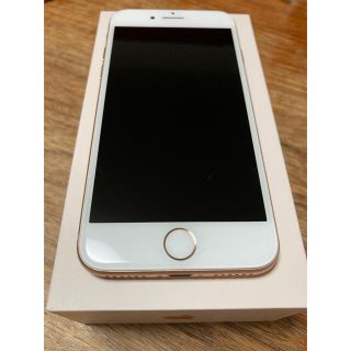 アイフォーン(iPhone)のiphone8 64GB ゴールド(スマートフォン本体)