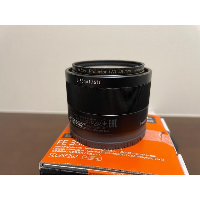 SONY(ソニー)のソニー SEL35F28Z FE 35mm F2.8 ZA 美品プロテクター付き スマホ/家電/カメラのカメラ(レンズ(単焦点))の商品写真