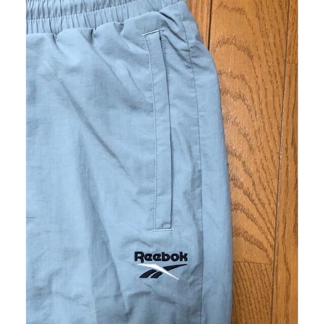 美品 Reebok ベクター トラックパンツ M グレー 灰 ナイロンパンツ Ｍ 3