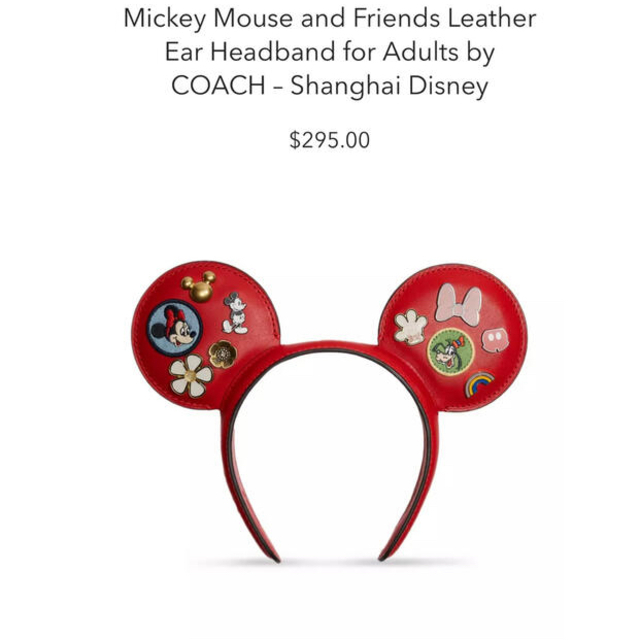 Disney(ディズニー)のDisney x COACH 日本未発売　ディズニーランド カチューシャ レディースのヘアアクセサリー(カチューシャ)の商品写真