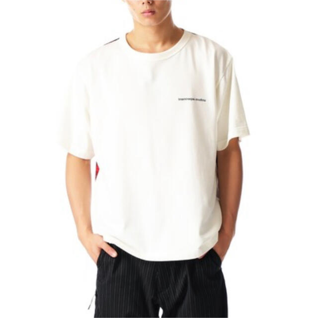 【uniform experiment】BACK PANELED Tシャツ