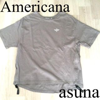 アメリカーナ(AMERICANA)のAmericana MMN別注　サイドジップ　半袖カットソー　Tシャツ(Tシャツ(半袖/袖なし))