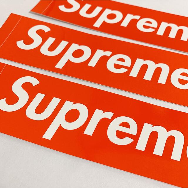 Supreme(シュプリーム)の3枚 supreme Box Logo Sticker シュプリーム ステッカー メンズのファッション小物(その他)の商品写真