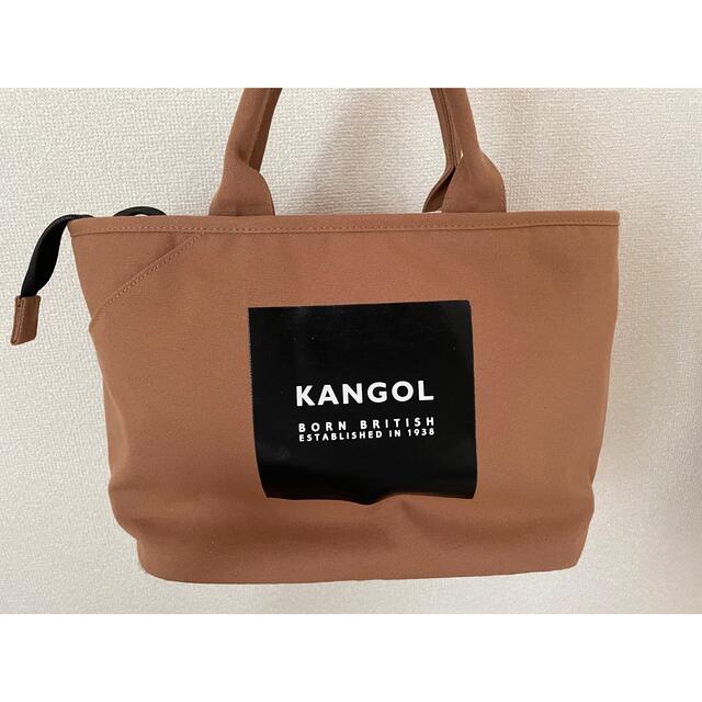 KANGOL(カンゴール)のKANGOL カンゴール トートバッグ ブラウン レディースのバッグ(トートバッグ)の商品写真