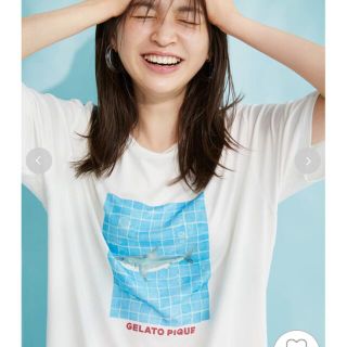 ジェラートピケ(gelato pique)のジェラートピケ   SHARKワンポイントＴシャツ(Tシャツ(半袖/袖なし))