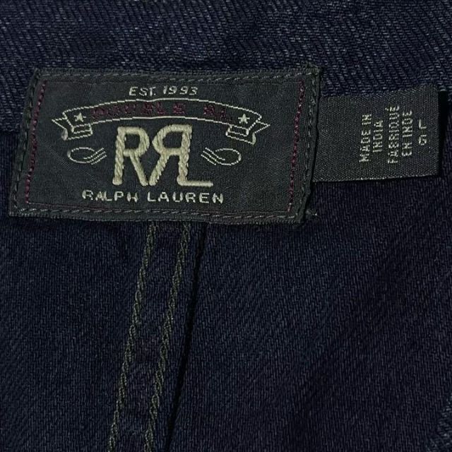 【新品】定価61,600円　RRL インディゴストライプ　ジレベスト 3