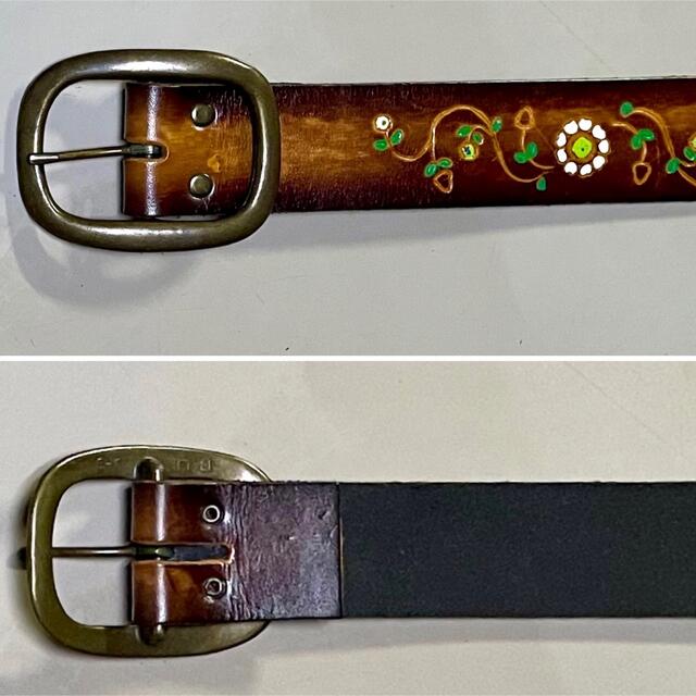 Unknown   Leather Belt   Size 32