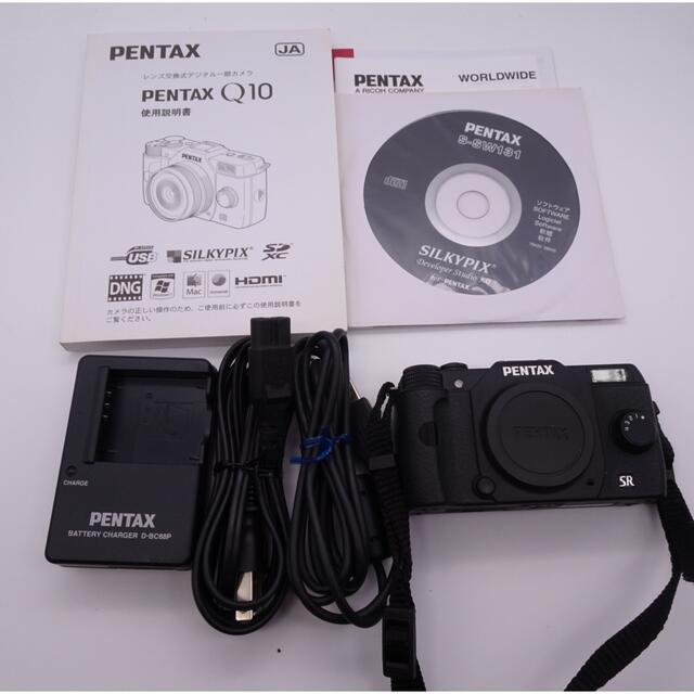 動作美品】pentax Q10 ズームレンズ トイレンズ 付属品多数 ミラーレス一眼