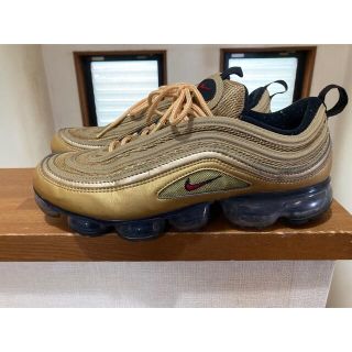 ナイキ(NIKE)のair vapormax 97 metallic gold(スニーカー)