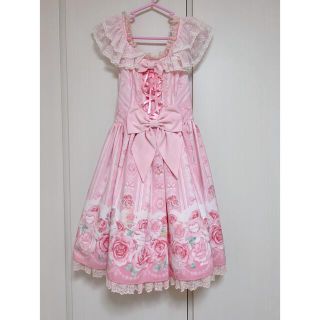 アンジェリックプリティー(Angelic Pretty)のRomanticRoseLetterJSKセット(ひざ丈ワンピース)