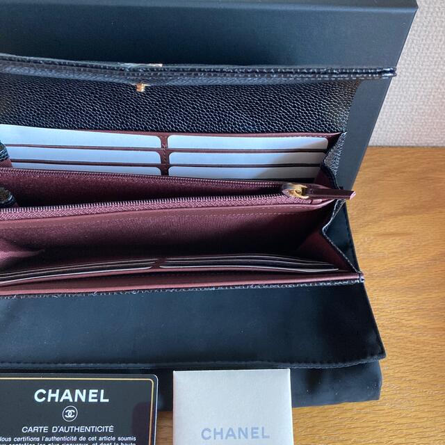 CHANEL(シャネル)のシャネル長財布　新品未使用　箱袋付 レディースのファッション小物(財布)の商品写真