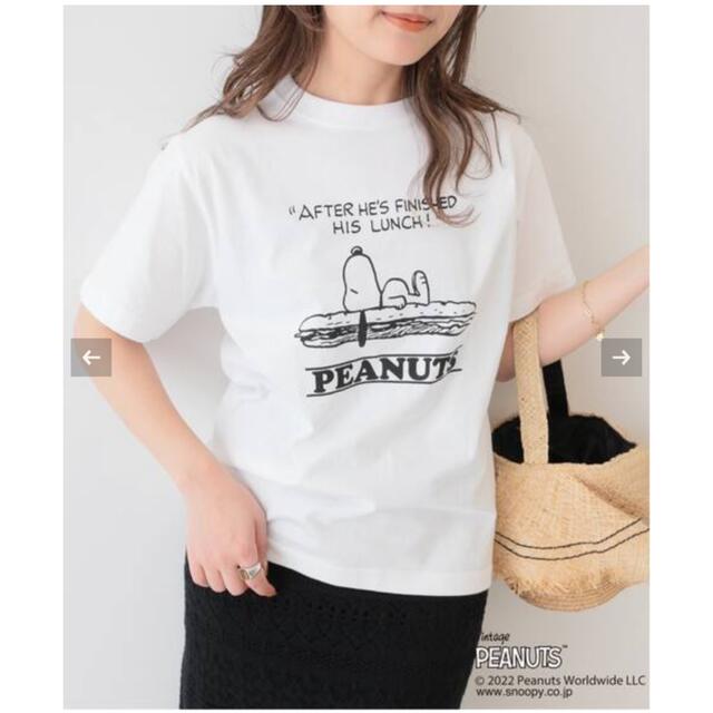 SLOBE IENA(スローブイエナ)のチンパン様専用❗️SLOBE IENA PEANUTS TEE SNOOPY♦︎ レディースのトップス(Tシャツ(半袖/袖なし))の商品写真