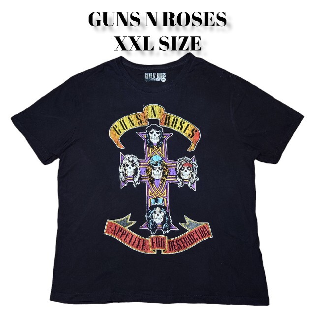 GUNS N ROSES ビッグプリント Tシャツ  ガンズアンドローゼズ