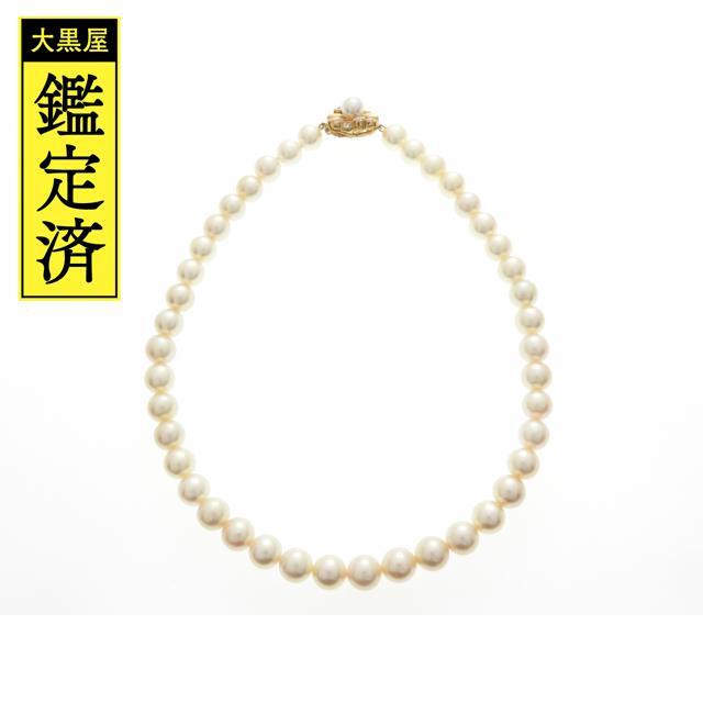 出産祝い TASAKI - タサキ パール ダイヤモンド ネックレス K18YG【434】 ネックレス