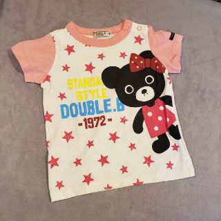 ダブルビー(DOUBLE.B)のMIKI HOUSE　ダブルB Tシャツ　size90(Tシャツ/カットソー)