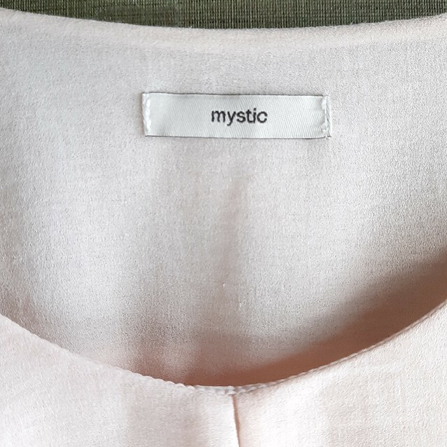 mystic ミスティック ブラウス シースルー オーガンジー レディースのトップス(シャツ/ブラウス(半袖/袖なし))の商品写真