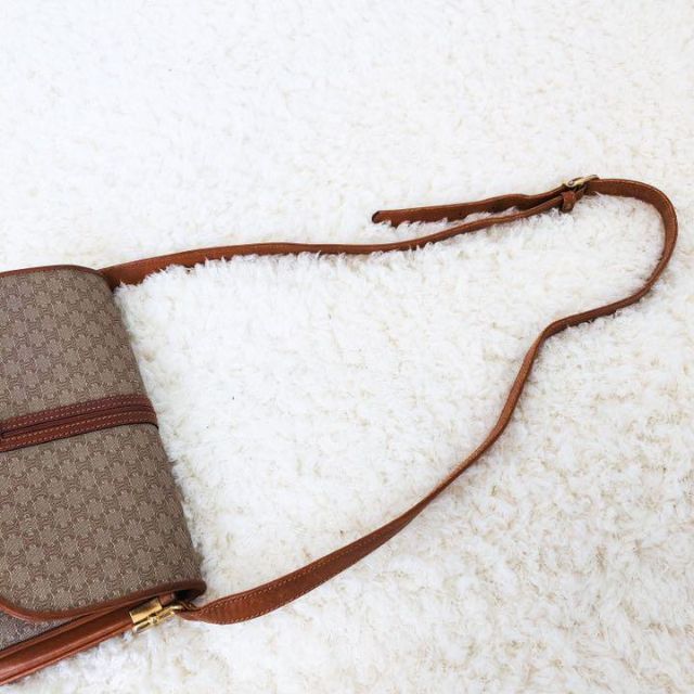 celine 美品 希少品 セリーヌ ショルダーバッグ マカダム柄