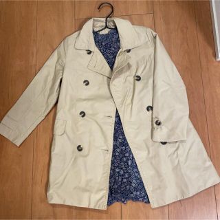 ザラキッズ(ZARA KIDS)のお値下げ‼︎小花柄ワンピース　トレンチコート付き(ワンピース)