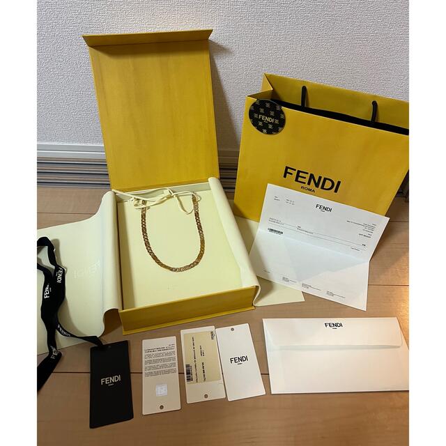 FENDI(フェンディ)のFENDI フェンディ　ネックレス　ゴールド　 メンズのアクセサリー(ネックレス)の商品写真