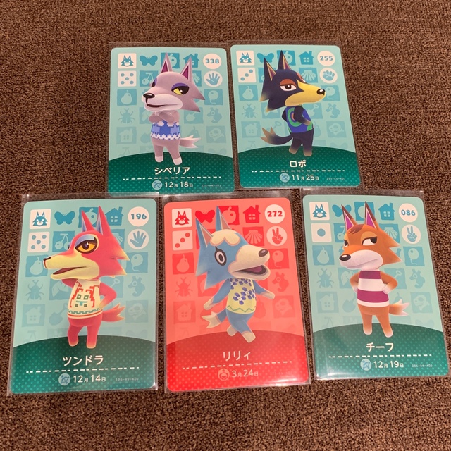 新入荷 シベリア ロボ ビアンカ チーフ どうぶつの森 amiibo ジャック
