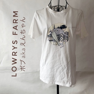 LOWRYS FARM⁑Tシャツ⁑グレー⁑Mサイズ | ローリーズファーム⭐️ ロゴT