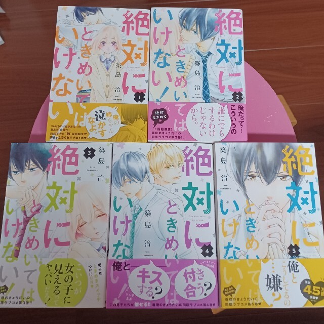 専用①築島治『絶対にときめいてはいけない！』全9巻 エンタメ/ホビーの漫画(全巻セット)の商品写真