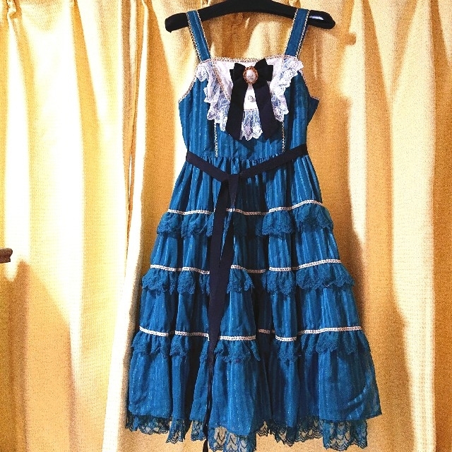 Angelic Pretty(アンジェリックプリティー)のangelic pretty Nostalgic Lady JSK レディースのワンピース(ひざ丈ワンピース)の商品写真