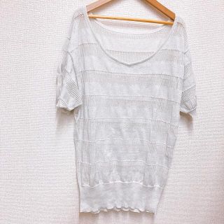 ヴィニー(Vigny)のVigny ラメ入りサマーニット 美品(カットソー(半袖/袖なし))